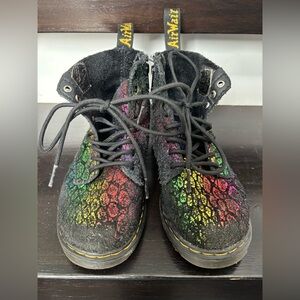 Dr Martins Rainbow boots size 11